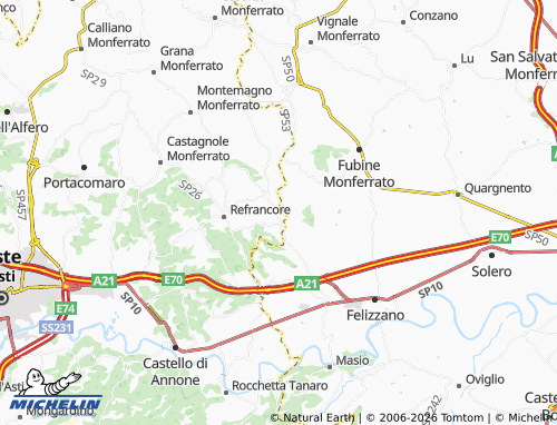 Mappa MICHELIN Marchetti - ViaMichelin