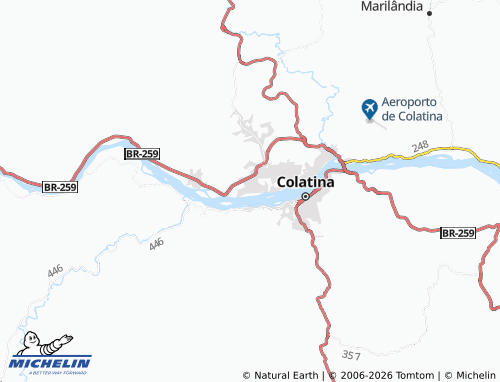 MICHELIN Honório Fraga map - ViaMichelin