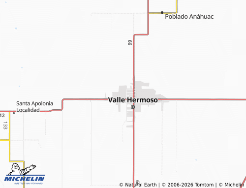 Mapa MICHELIN Tamaulipas - ViaMichelin