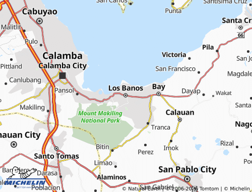 MICHELIN Batong Malake map - ViaMichelin