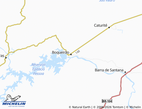 Mappa MICHELIN Boqueirão - ViaMichelin