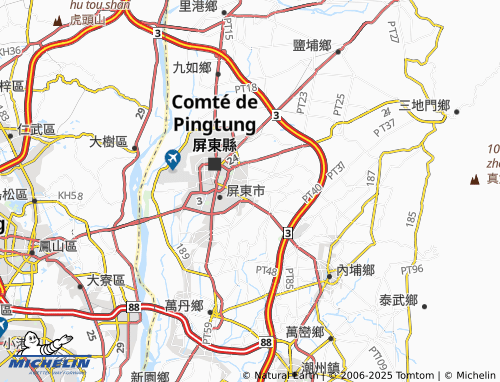MICHELIN-Landkarte xiang yang jiao - ViaMichelin