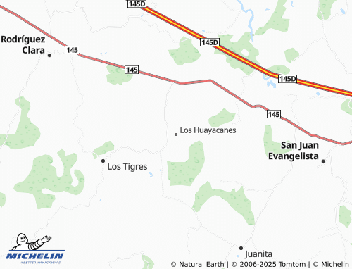 MICHELIN Los Huayacanes map - ViaMichelin