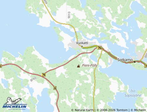 MICHELIN-Landkarte Jäätiönkylä - ViaMichelin