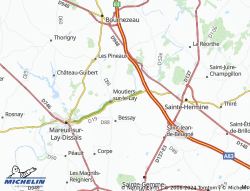 MICHELIN SaintePexine map ViaMichelin