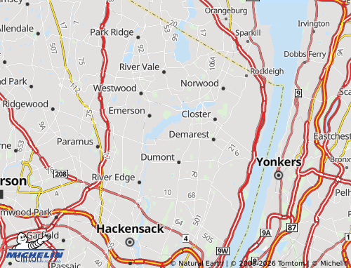 Mappa MICHELIN Haworth - ViaMichelin