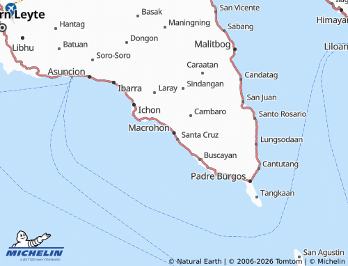 MICHELIN Macrohon map - ViaMichelin