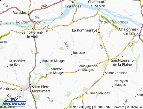 MICHELIN Beausse map - ViaMichelin