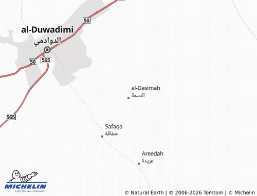 MICHELIN Al Dasmah map - ViaMichelin