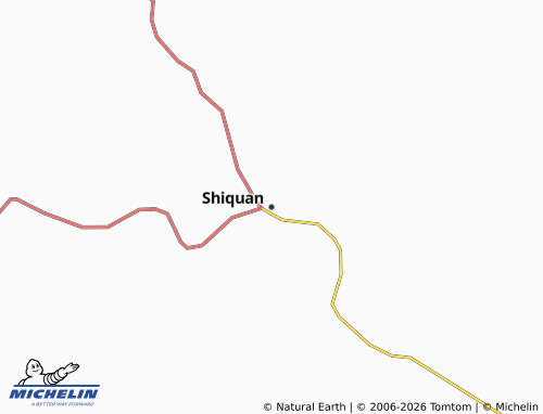 MICHELIN Shiquan map - ViaMichelin