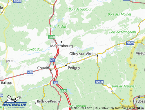 Mappa MICHELIN Nismes - ViaMichelin