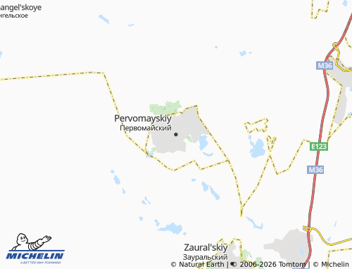 MICHELIN-Landkarte Pervomayskiy - ViaMichelin
