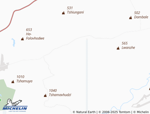 MICHELIN Tshivhongweni map - ViaMichelin