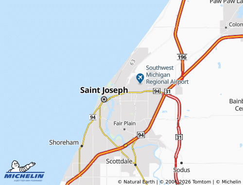 Mappa MICHELIN Benton Harbor - ViaMichelin