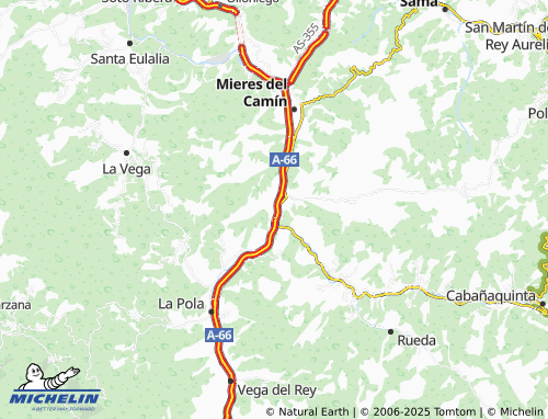 MICHELIN La Vega map - ViaMichelin