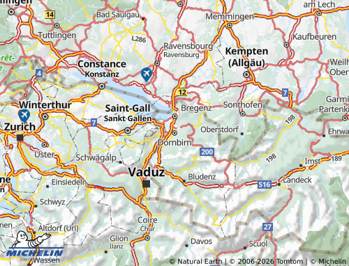 Mappa MICHELIN Dornbirn - ViaMichelin