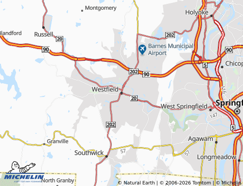 Mappa MICHELIN Westfield - ViaMichelin