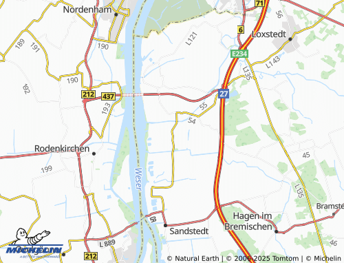 MICHELIN Neuenlande map - ViaMichelin
