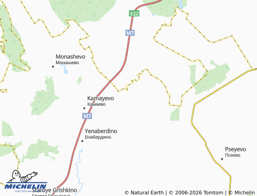 MICHELIN-Landkarte Toyma - ViaMichelin