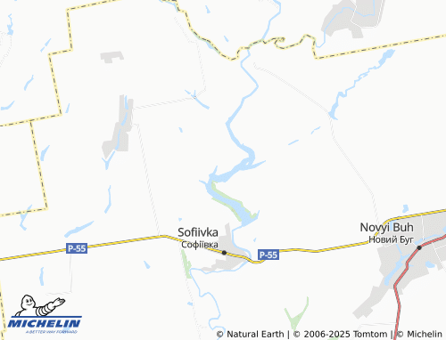 MICHELIN-Landkarte Pelahiivka - ViaMichelin