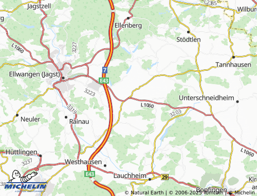 MICHELIN Röhlingen map - ViaMichelin