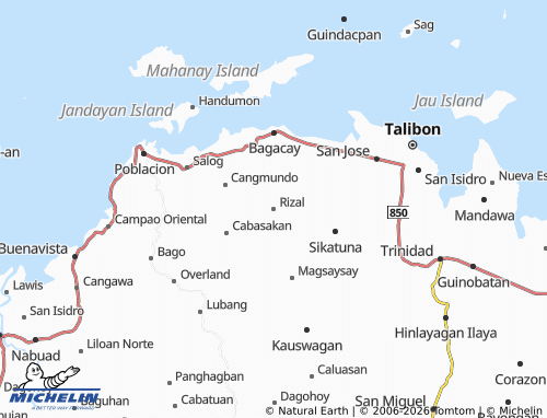 Mappa MICHELIN Rizal - ViaMichelin