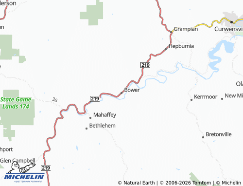 Mappa MICHELIN Bower - ViaMichelin