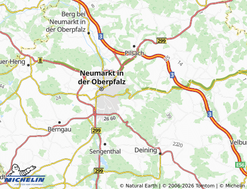 MICHELIN Höhenberg map - ViaMichelin