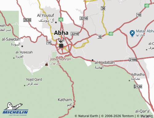 MICHELIN-Landkarte al-Sarwat - ViaMichelin