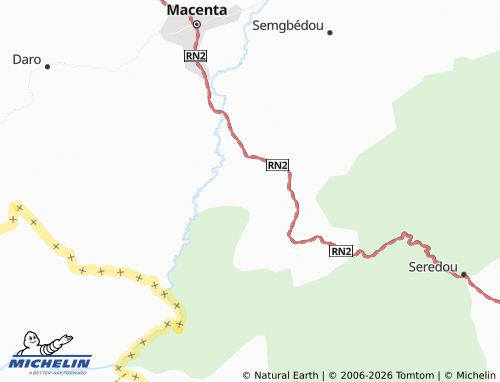 MICHELIN Ourémaï map - ViaMichelin