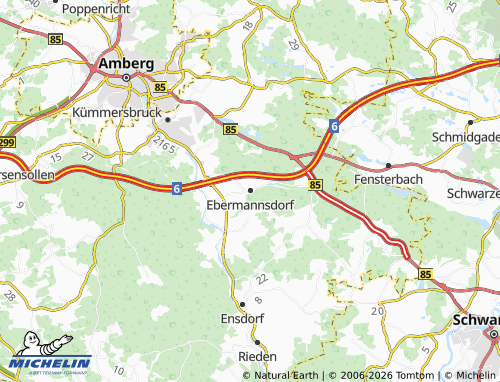 Mappa MICHELIN Ebermannsdorf - ViaMichelin