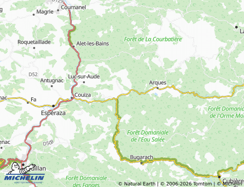 Mapa MICHELIN Serres - ViaMichelin
