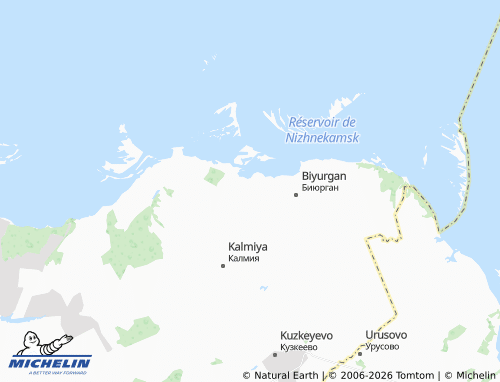 MICHELIN-Landkarte Kulushevo - ViaMichelin
