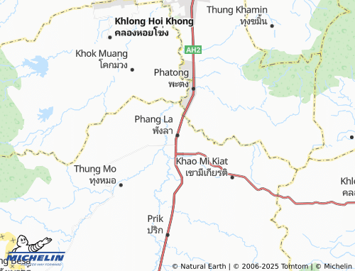 MICHELIN Phang La map - ViaMichelin
