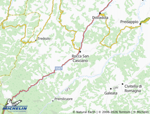 MICHELIN Casanova map - ViaMichelin