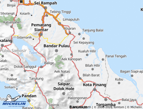 MICHELIN Labuhan Batu Utara map - ViaMichelin