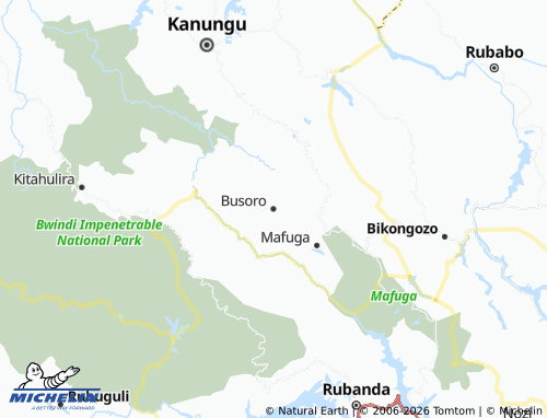 MICHELIN Busoro map - ViaMichelin