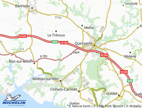 Mappa MICHELIN Baye - ViaMichelin
