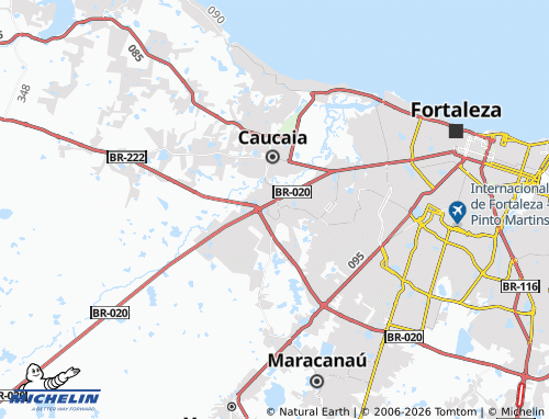 Carte MICHELIN Conjunto Nova Metrópole - ViaMichelin