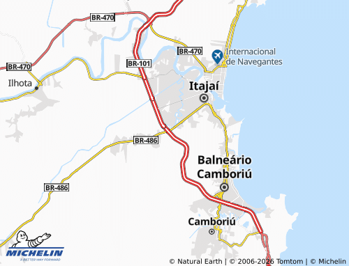 Mappa MICHELIN Canhanduba - ViaMichelin