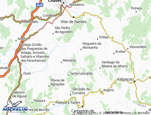 Mapa MICHELIN Almoinha Velha - ViaMichelin