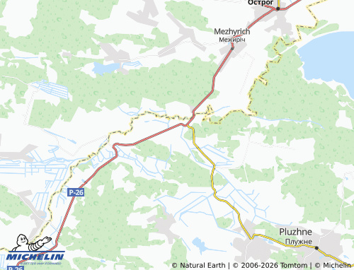 MICHELIN Kamianka map - ViaMichelin