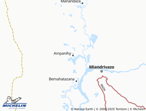 Carte MICHELIN Ampanihy - ViaMichelin