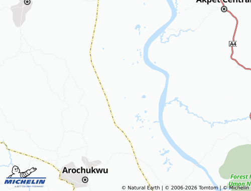 Mappa MICHELIN Ukwa-Nkasi - ViaMichelin