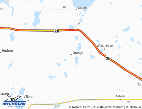 Mappa MICHELIN Orange - ViaMichelin
