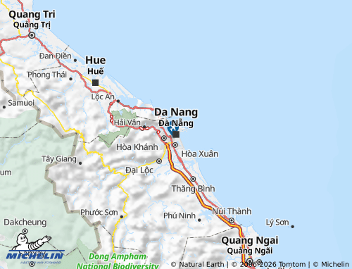 Carte MICHELIN Da Nang - ViaMichelin