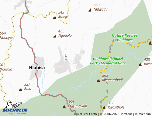MICHELIN KwaMkenkethe map - ViaMichelin