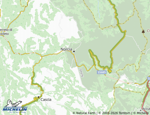 MICHELIN Grotti map - ViaMichelin
