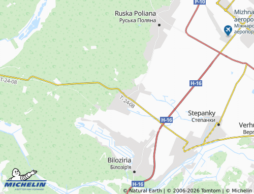 Mapa MICHELIN Dubiivka - ViaMichelin