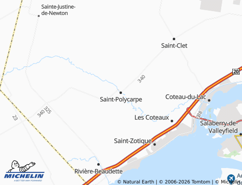 MICHELIN Saint-Polycarpe map - ViaMichelin